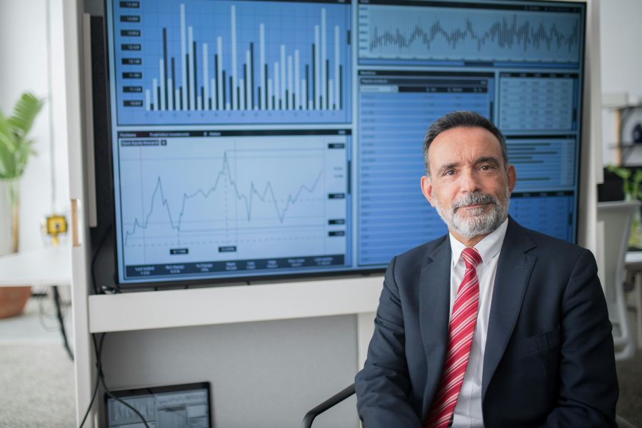 Marketing analytics dashboard showing performance metrics and growth data