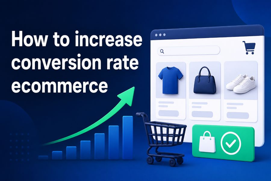 Ecommerce analytics dashboard showing conversion rate optimization metrics